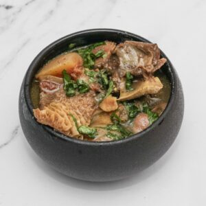 Spicy Assorted Meat Pepper Soup: Tender cuts of meat simmered in a peppery, aromatic, and deeply flavourful broth.